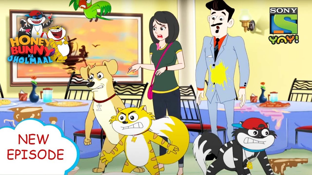 काटकर का बॉस | Funny videos for kids in Hindi | बच्चों की कहानियाँ | हनी बन्नी का झोलमाल