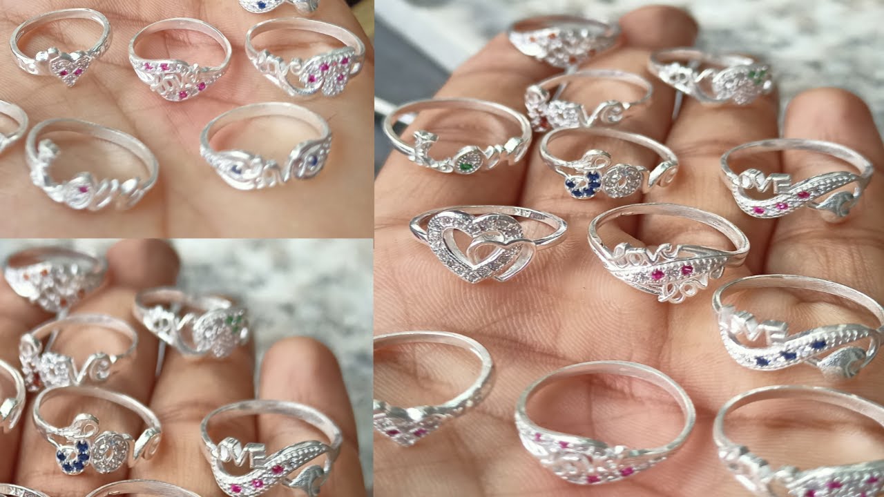silver ring design/couple rings/silver ring with price/ring for girl/silver couple rings with price