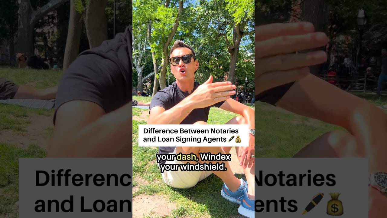What is the difference between a notary and loan signing agent?