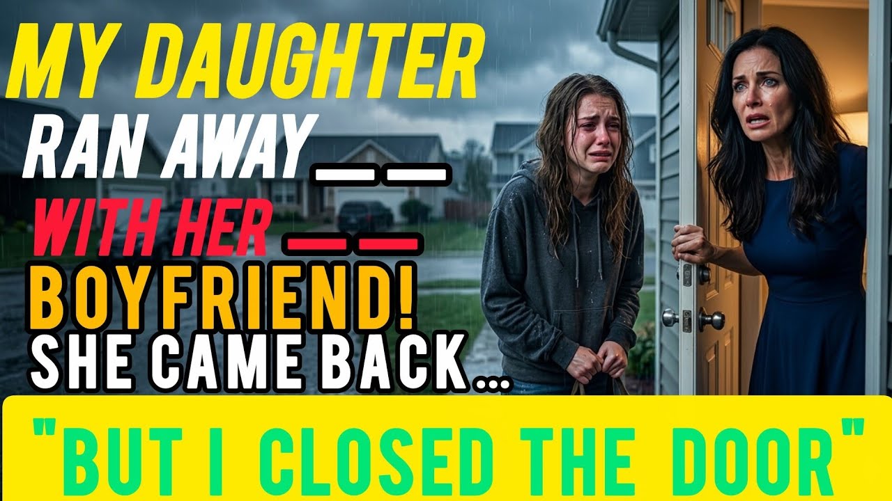 I Kicked My Daughter Out After She Ran Away With Her Boyfriend… But Her Letter Broke Me