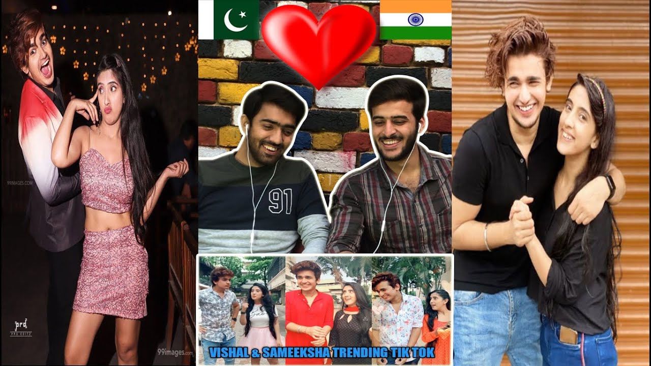 Pakistani Reacts On Sameeksha Sud And Vishal Pandey Romantic Tik Tok Videos | Teentigada Tiktok