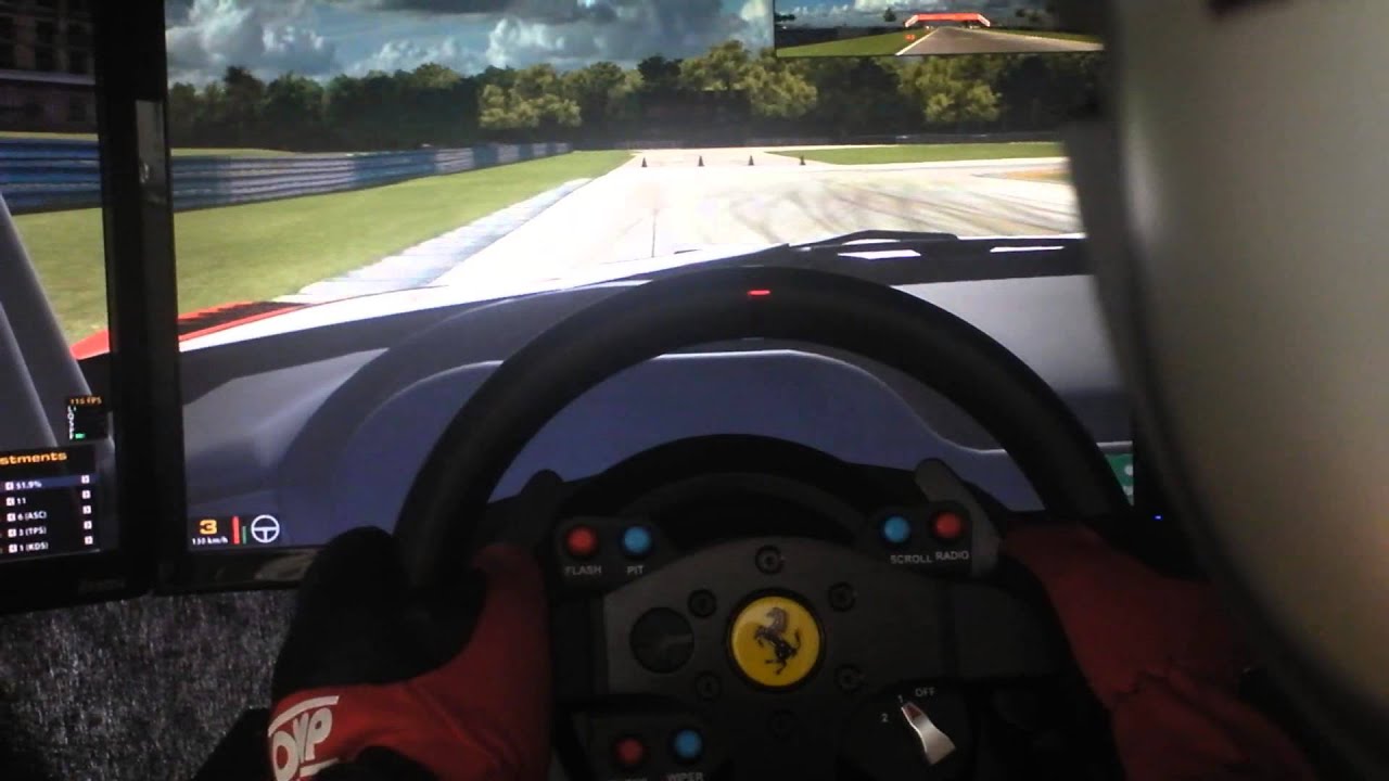 Thrustmaster T300GTE + T3PA Pro Pedals test @ Sebring