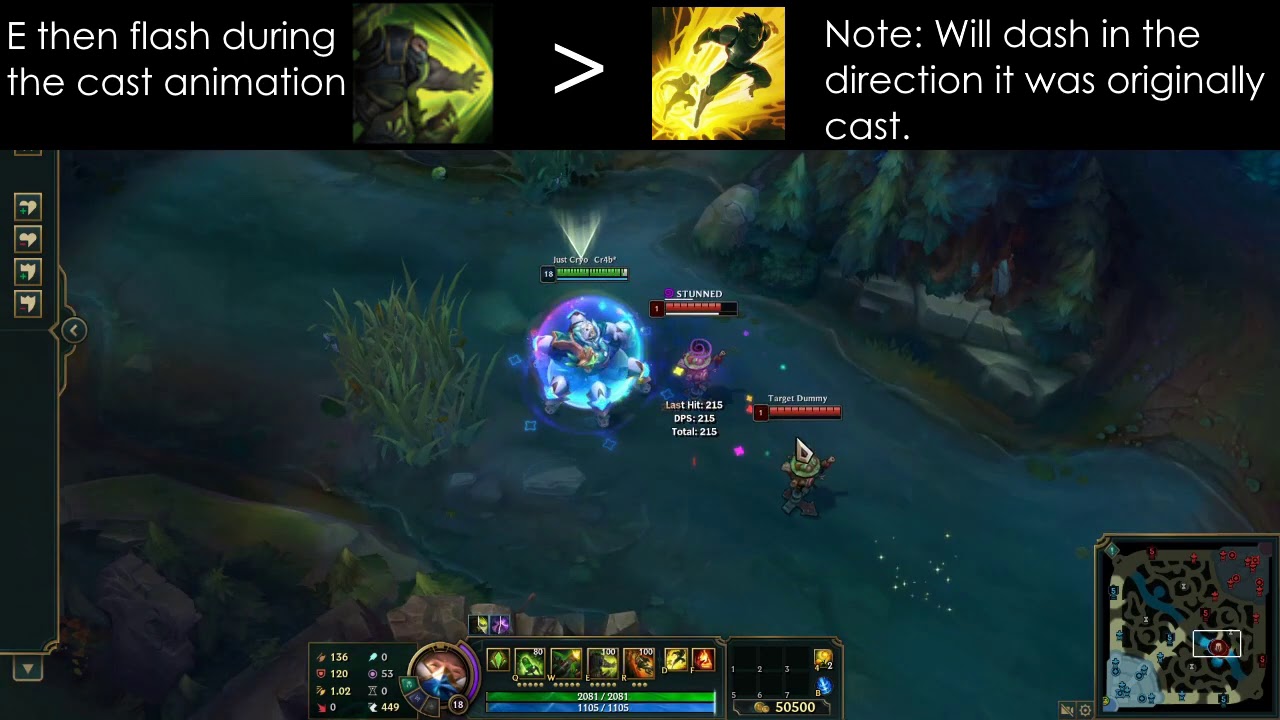 Urgot E Flash Mechanic