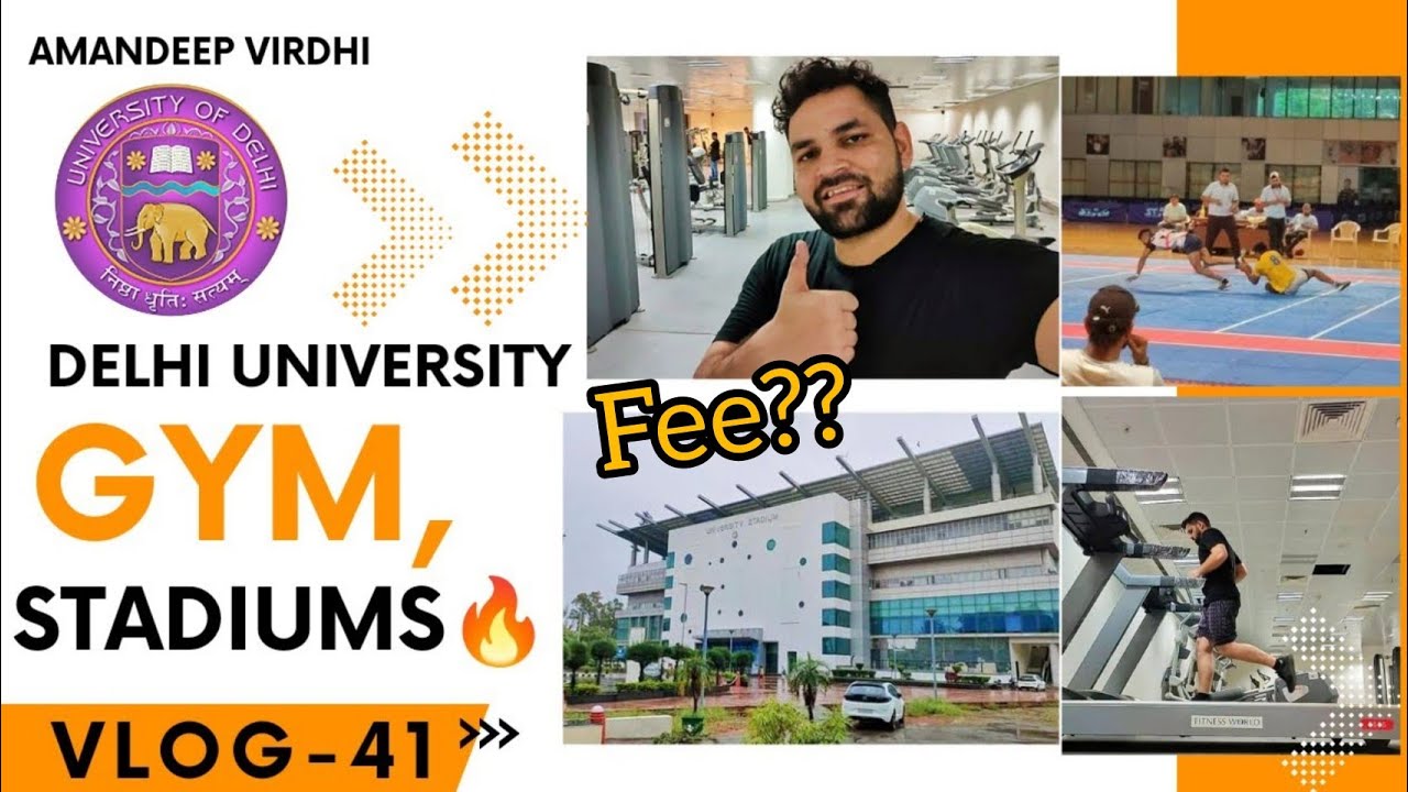 Vlog-41 | DU ki GYM🔥, Indoor Stadium, Sports Complex❤️|DU CAMPUS 2022 |
