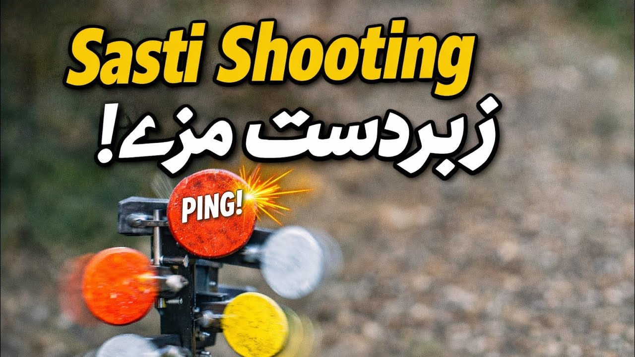 Budget Shooting That’s Addictive! Air Pistol & Rotating Steel 