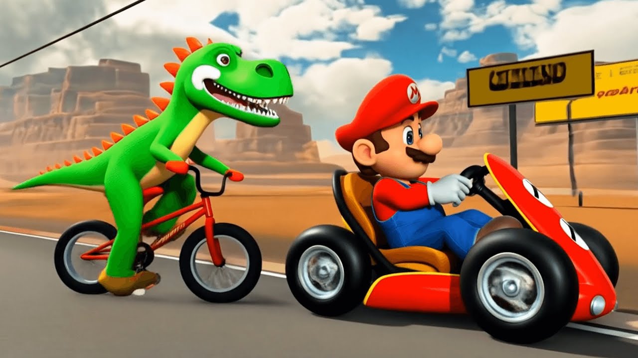 Mario Kart World but it's ruined by AI