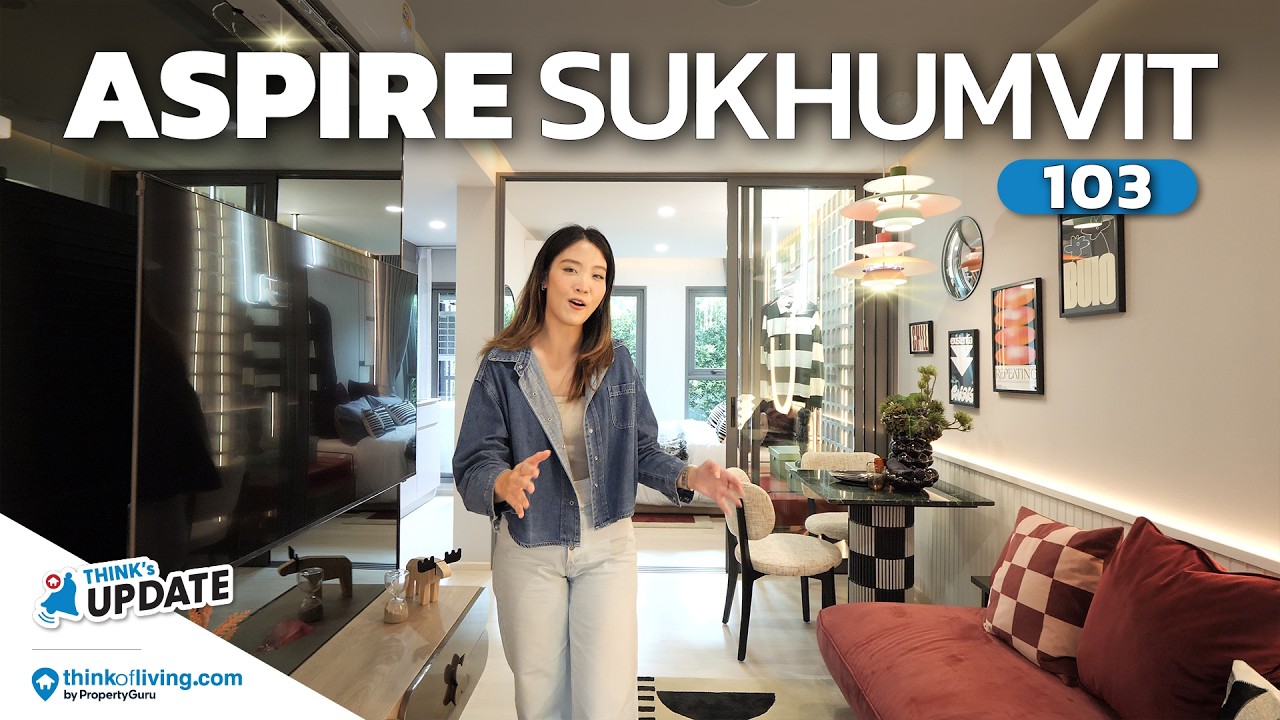 คอนโดย่านสุขุมวิท ใกล้ BTS อุดมสุข แยกตึกเลี้ยงสัตว์ได้ | ASPIRE Sukhumvit 103