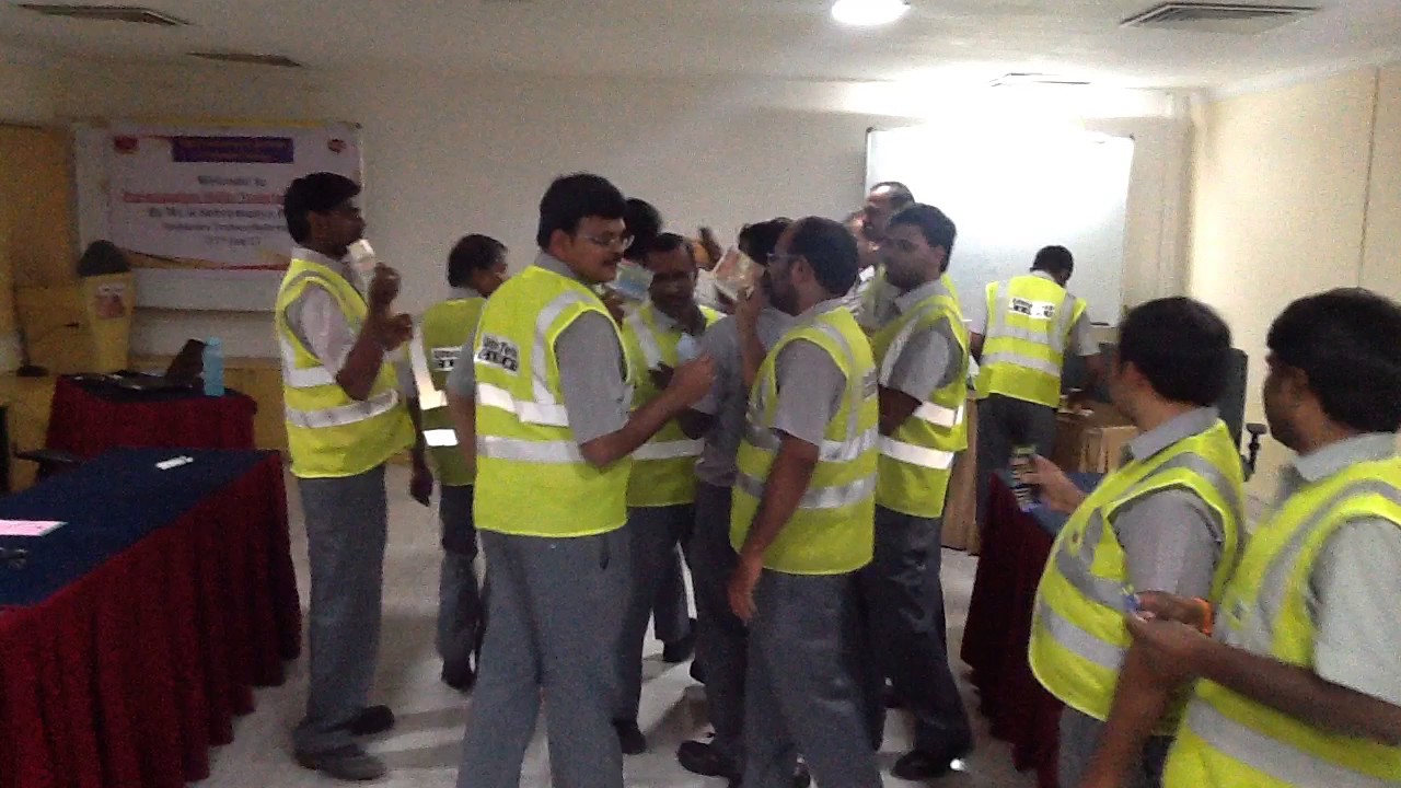 Training at Ultra tech cement