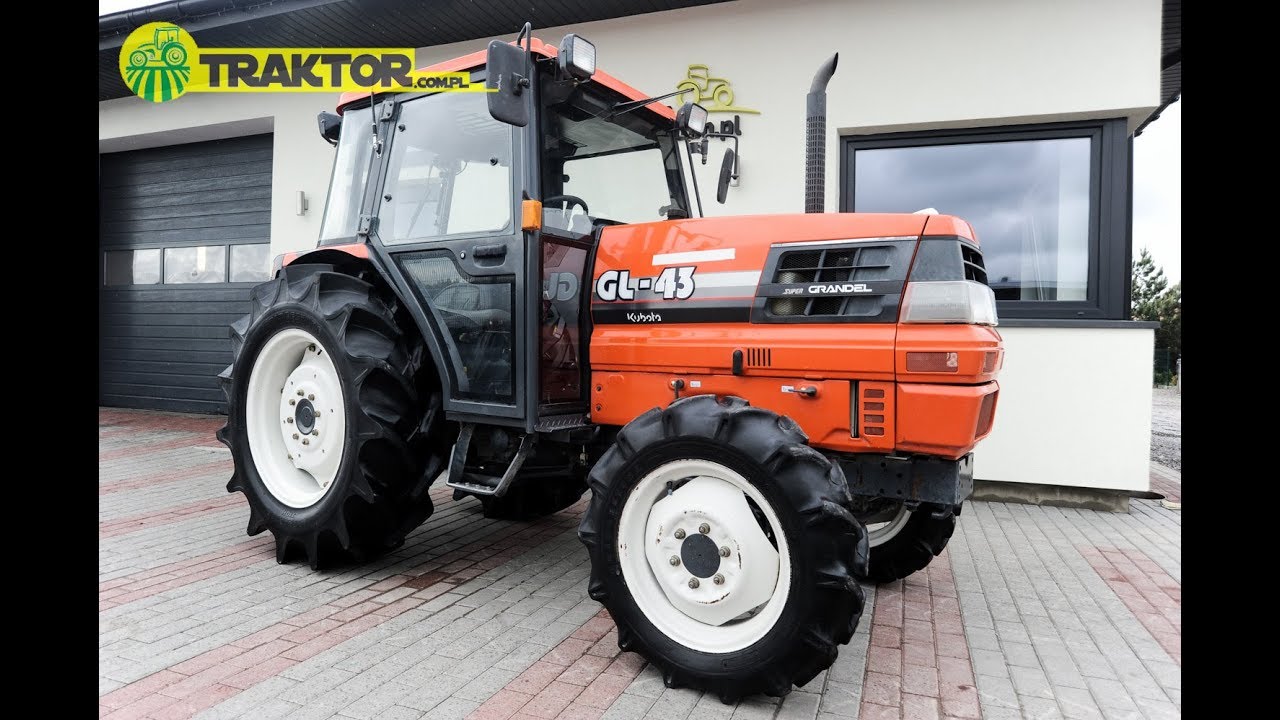 Kubota GL43 4x4 43KM japoński ciągnik TRANSPORT Rzesz&oacute;w