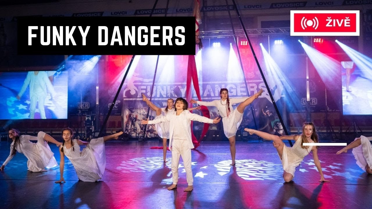 🔴 ŽIVĚ - Muzikálová taneční show Funky Dangers 13.2.2022