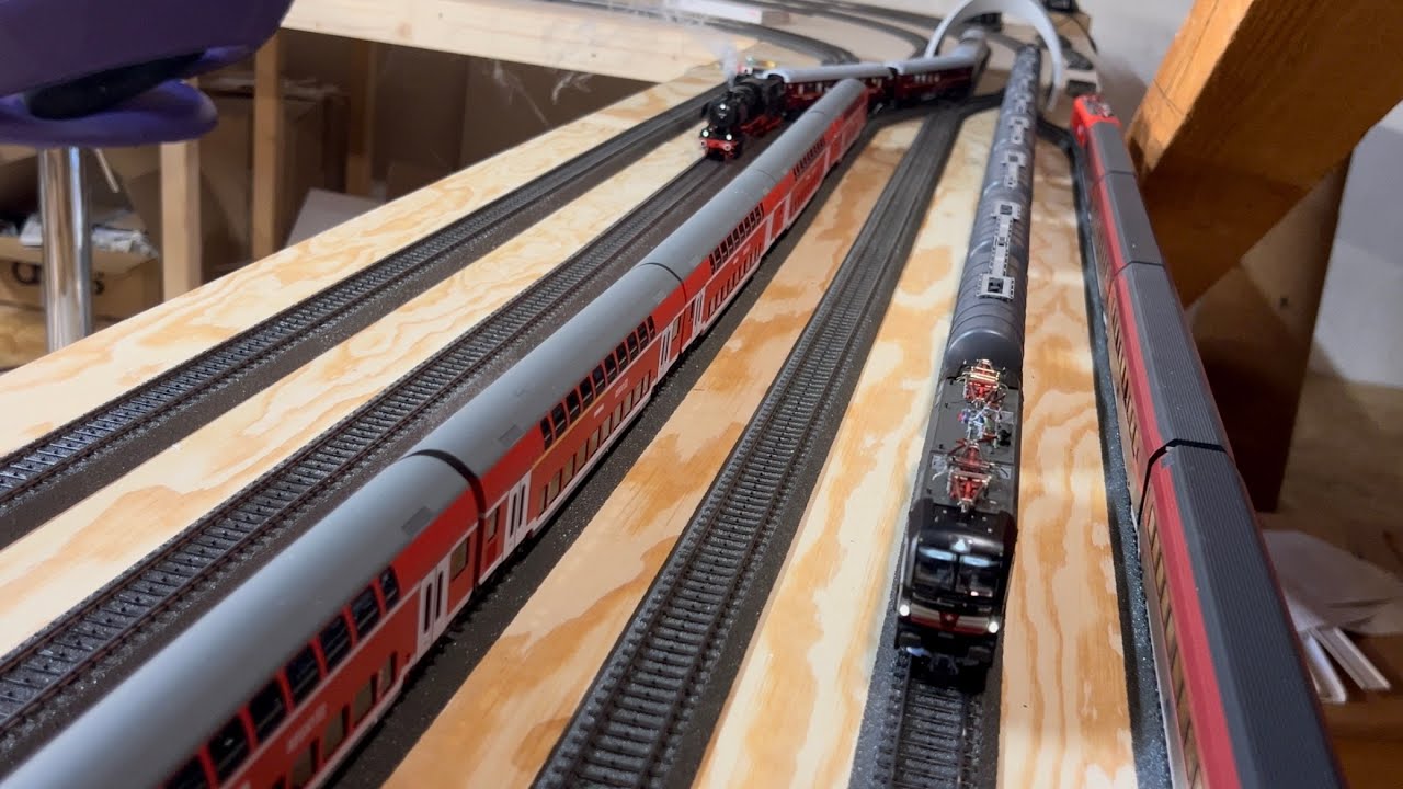 Xl Fahrvideo Juli 2024 // Märklin & Roco Modellbahn Fahrbetrieb
