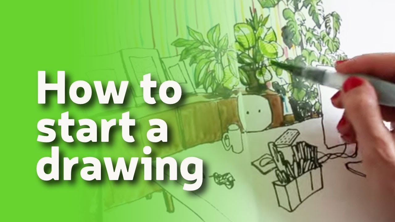 How to start a drawing
