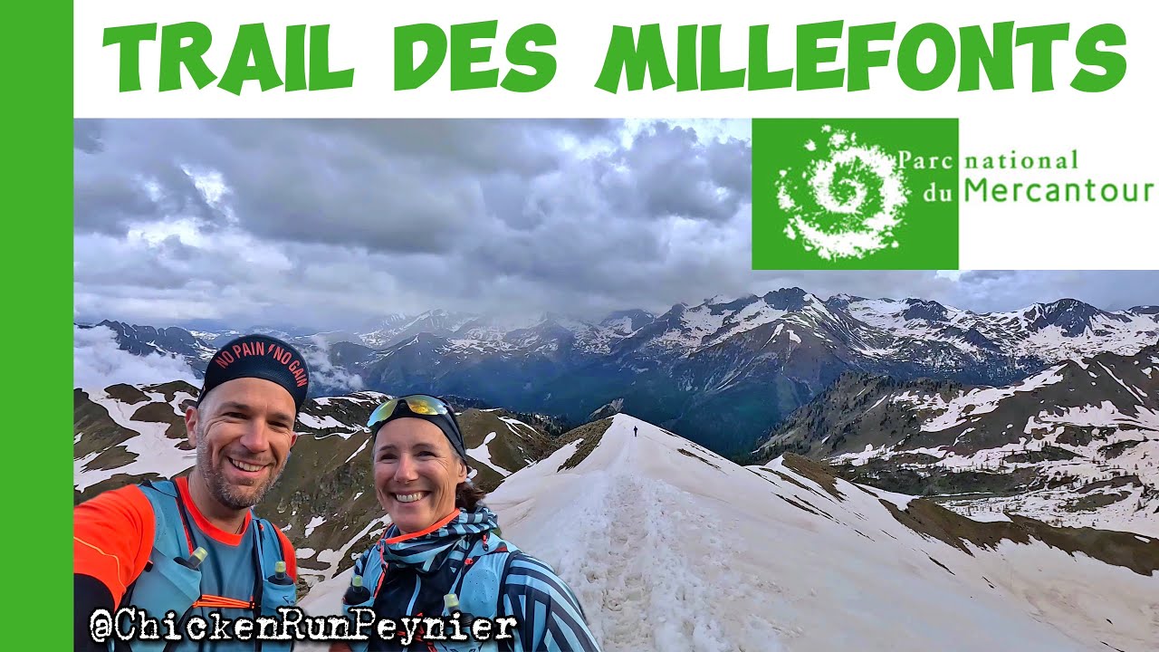 Trail des Millefonts Mercantour 💚 : Sky Running Snow Trail ❄️