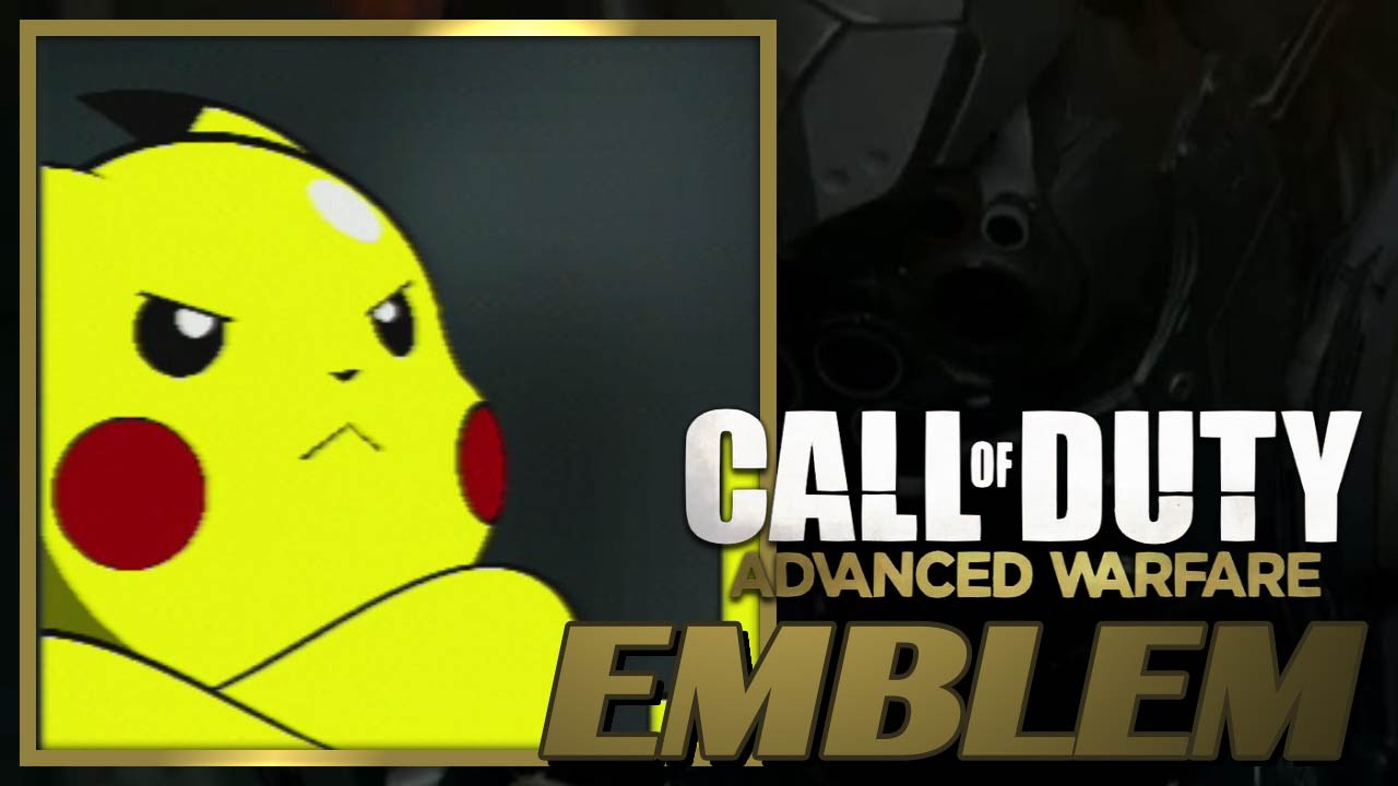 Call of Duty Advanced Warfare Pikachu Emblem Tutorial