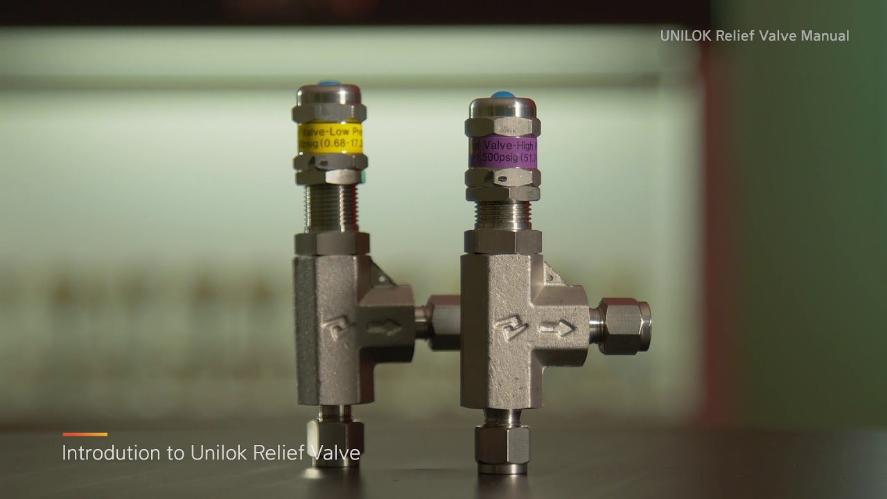 UNILOK Co., Ltd. RELIFE VALVE PRODUCT MANUAL