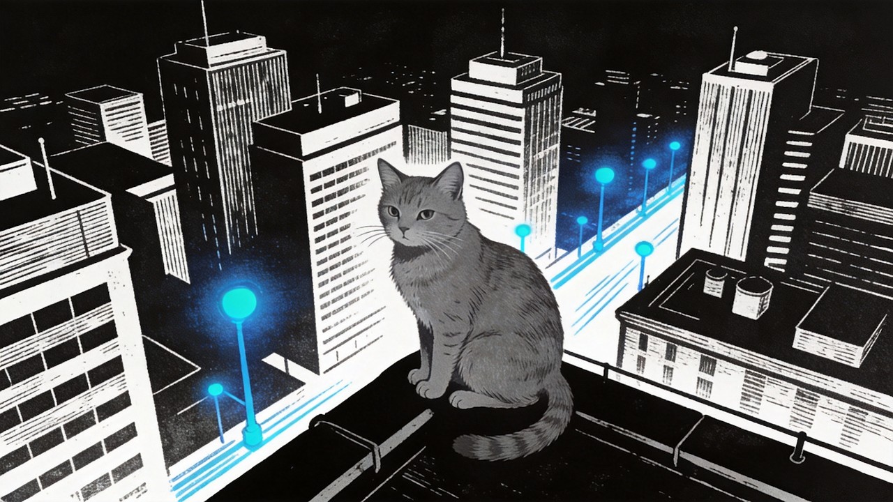 [Sleep Radio] Grey the Stray Cat | A Heartwarming Nightly Tale 🐾
