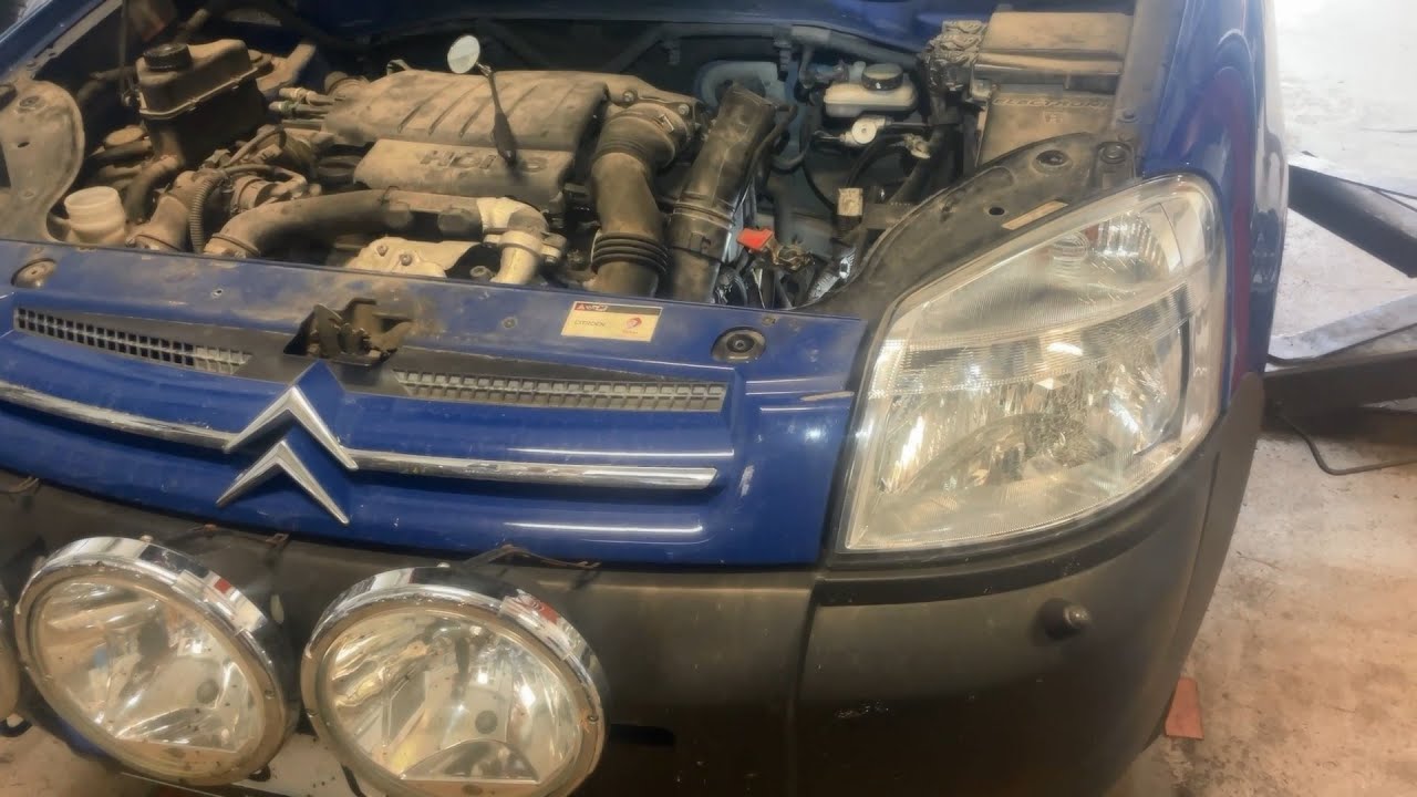 Citroen Berlingo 1.6 hdi starter motor removal and replacement