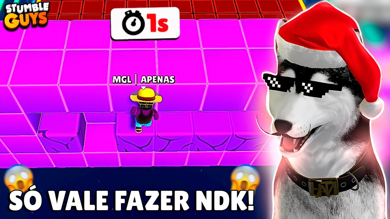 ZEREI o BLOCK DASH LENDÁRIO PELA PRIMEIRA VEZ só FAZENDO NDK no STUMBLE GUYS!😱🔥 ‹ MagLobao ›