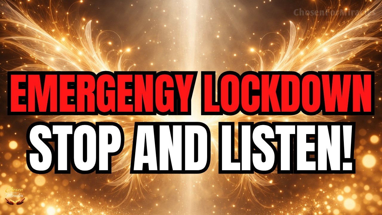 🔴 Chosen One: Stop Everything And Listen Now. Heaven Has Issued An Emergency Lockdown 🚨🔥