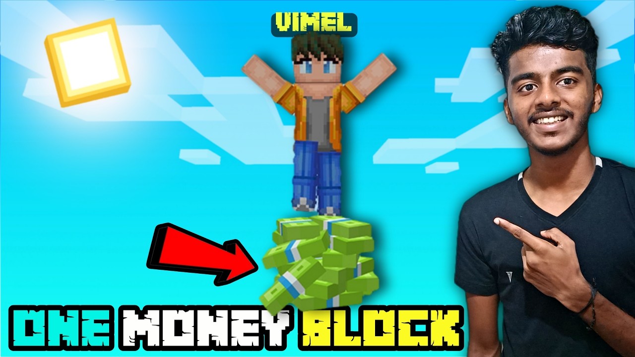 Minecraft, But It's Only One MONEY BLOCK in Tamil | Minecraft Mods || Minecraft Tamil Gameplay