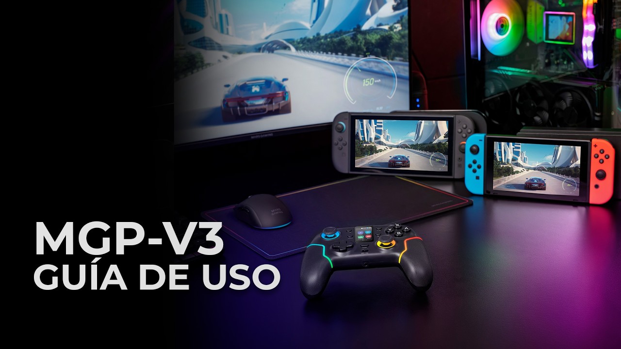 Guía de Uso Gamepad MGP-V3 | Mars Gaming