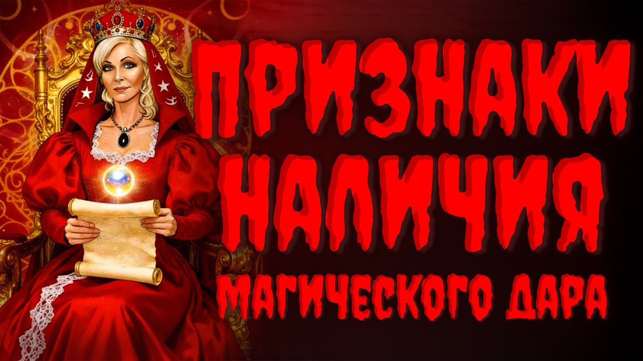 ПРИЗНАКИ наличия МАГИЧЕСКОГО ДАРА.