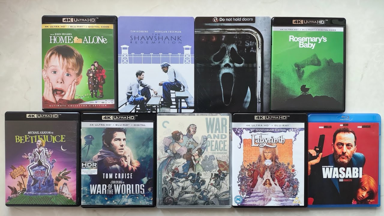 Пополнение коллекции фильмов на Blu-ray № 28: Война миров, Война и мир, Побег из Шоушенка и др.