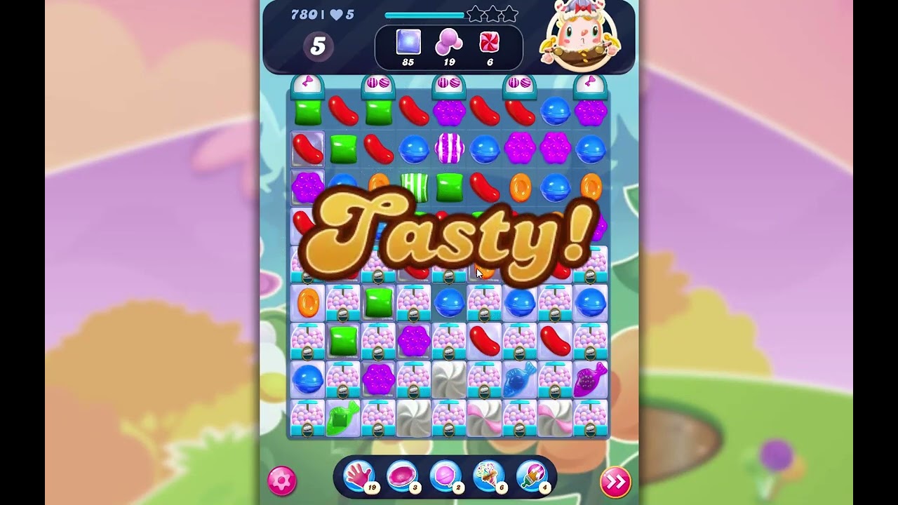 Candy Crush Saga Level 780 New Version