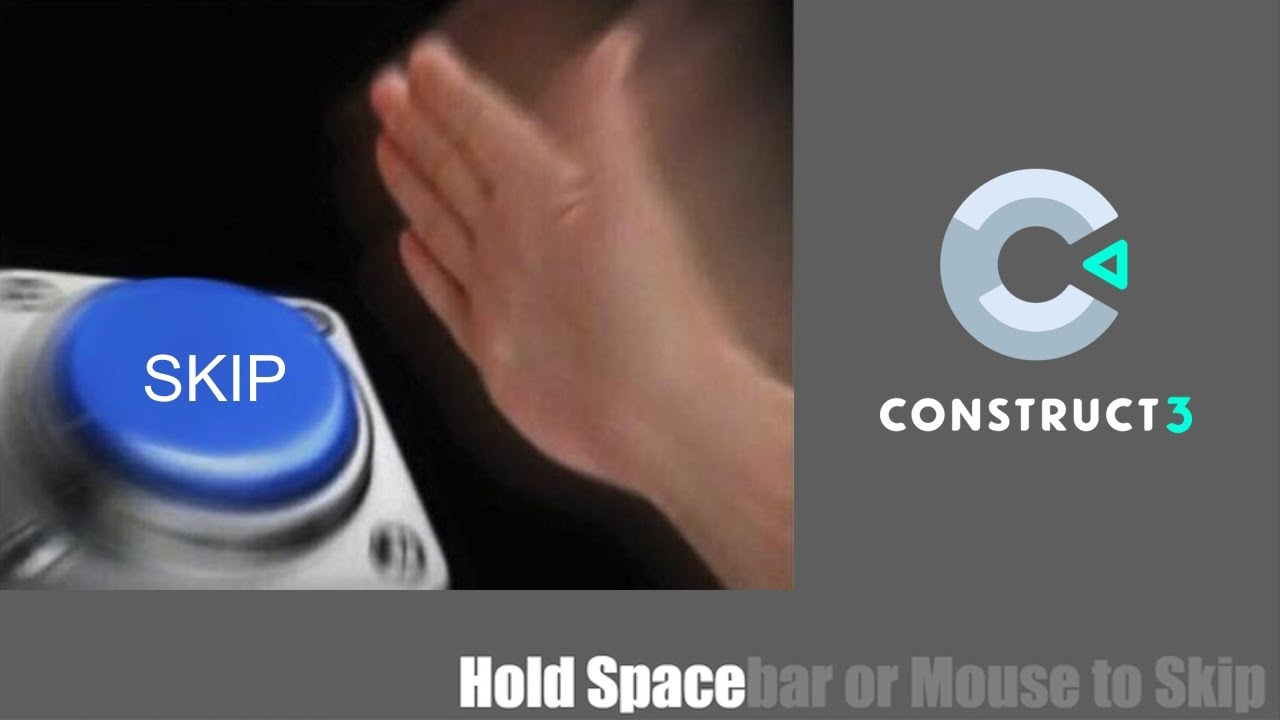 Hold Input to Skip Cutscene - Code system for Construct 3 - Video Guide and How To