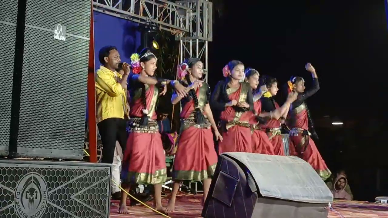 Paritosh mahato jhumur stage program and Vasudev mahato