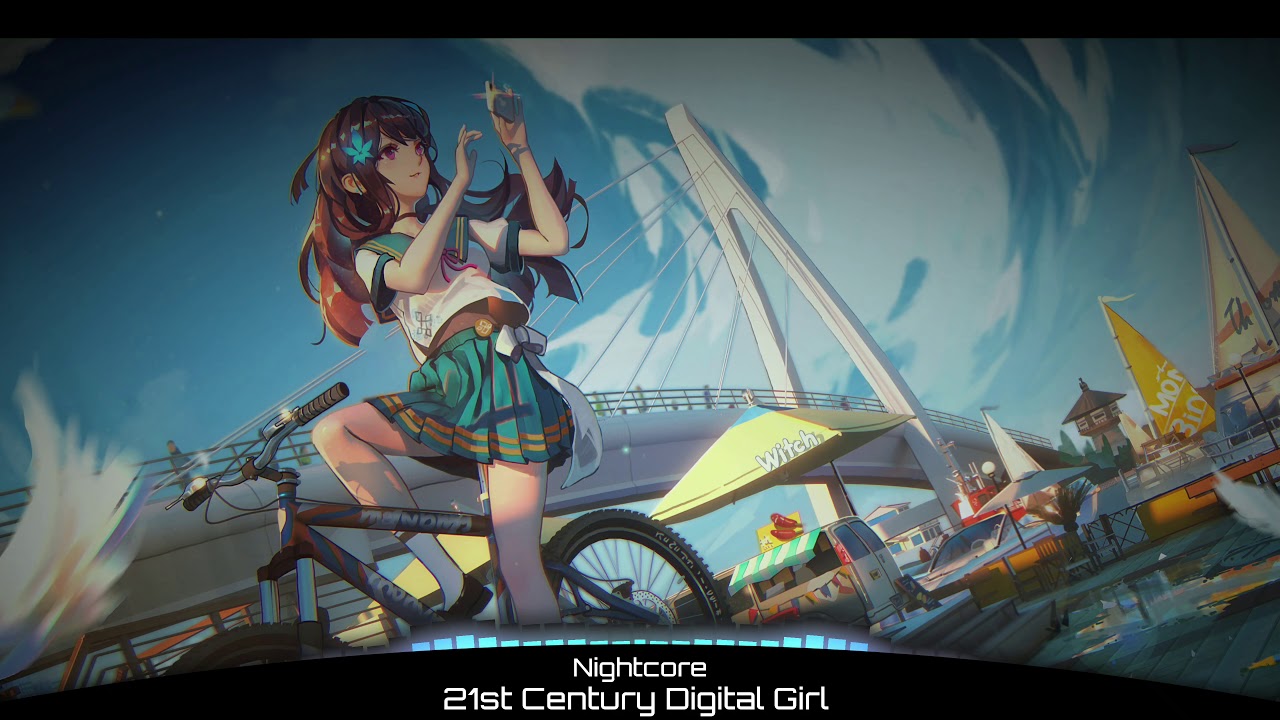 Nightcore 21st Century Digital Girl (Basscrasher Remix) [Groove Coverage]