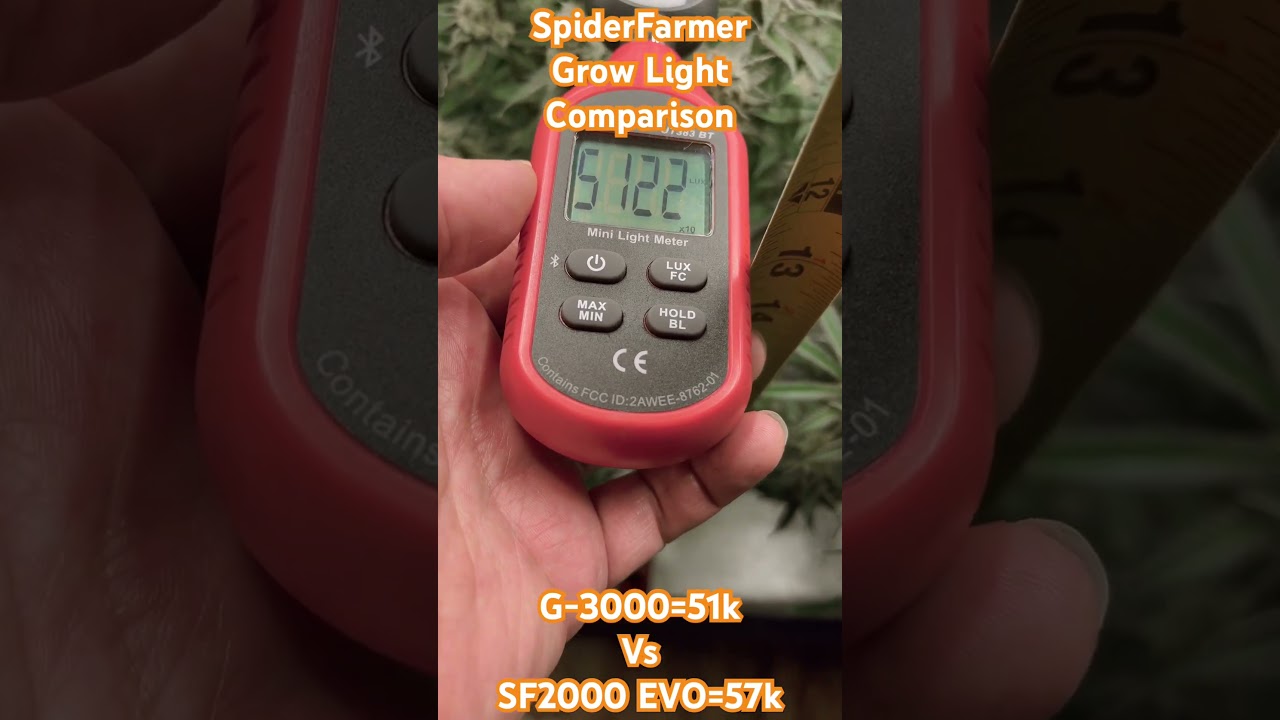03- SpiderFarmer G-3000 vs #SpiderFarmerSF2000 EVO, 4x2 Grow Tent 6