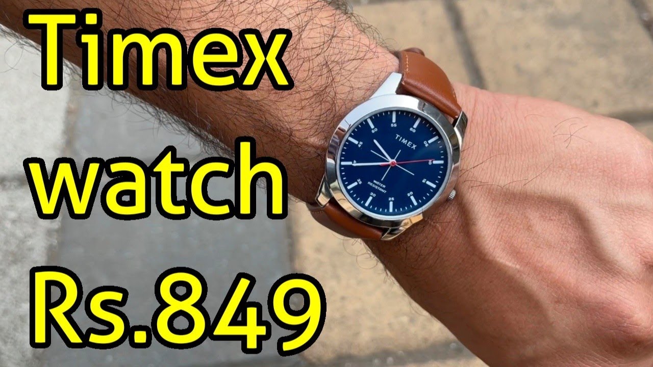 TIMEX Analog Men's Watch unboxing