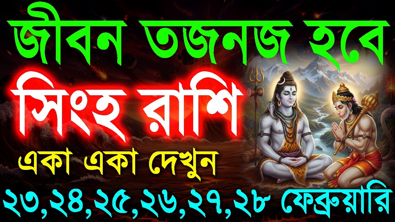 সিংহ রাশি: জীবন তজনজ হবে|Singha rashi February 2026|Leo February 2026