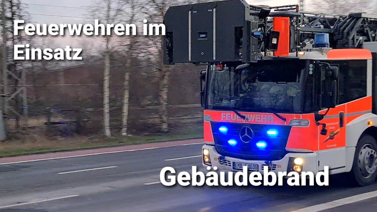 Einsatz für die Feuerwehren Hage, Lütetsburg, Gemeinde Brookmerland und Norden [Gebäudebrand]