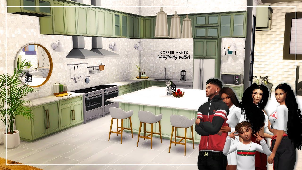 Kendra's New Mansion👑The Sims 4 👑Single Mother 👑 #2