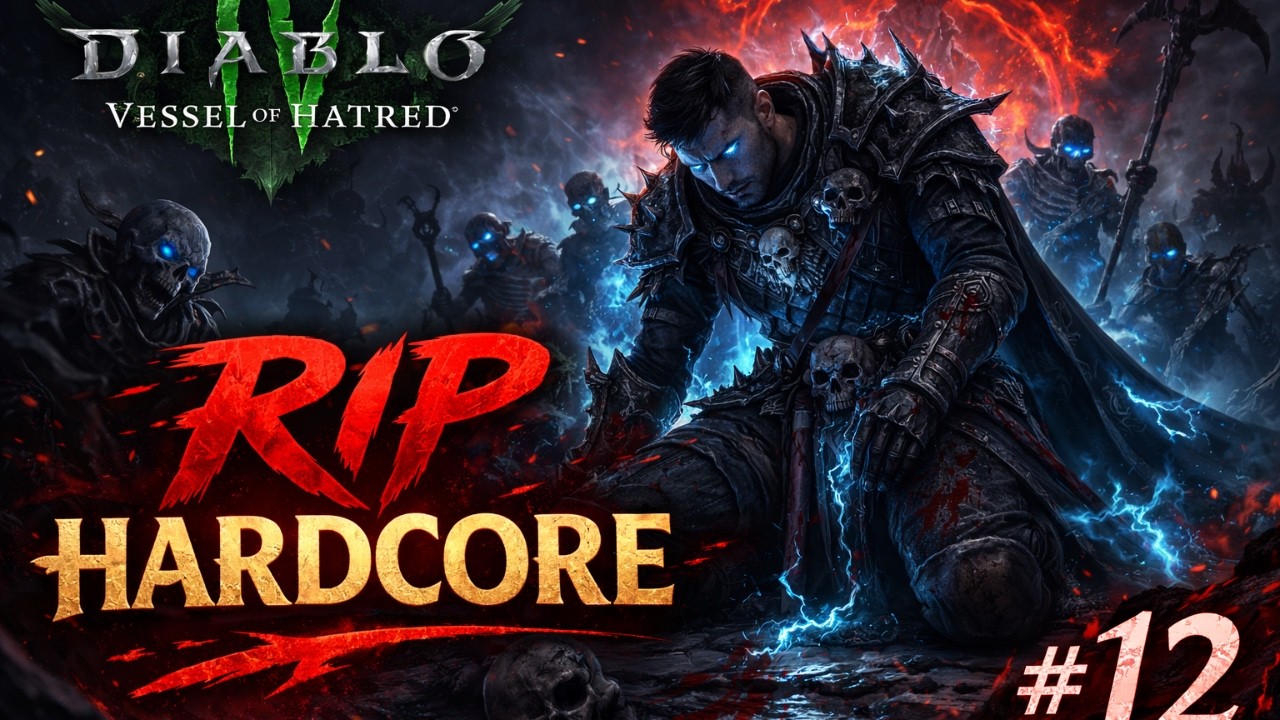 Diablo 4 HARDCORE — RIP Nécromancien… FIN BRUTALE #12