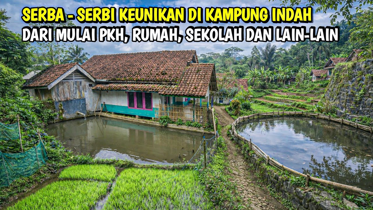 Satu Kampung Seribu Cerita, Bikin Takjub Bagaikan Lukisan, Hidup Di Desa Terindah Jawa Barat