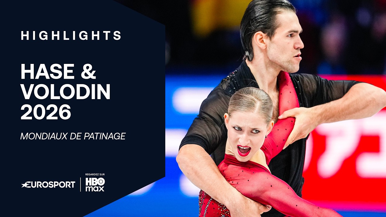 MONDIAUX PATINAGE 2026 : Le tango endiabl&eacute; du couple Hase-Volodin