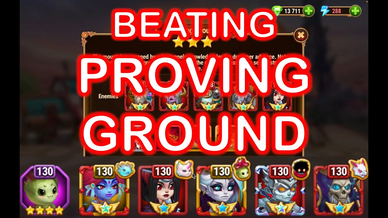 Hero Wars: Beating Campaign Chapter 15 - Proving Ground