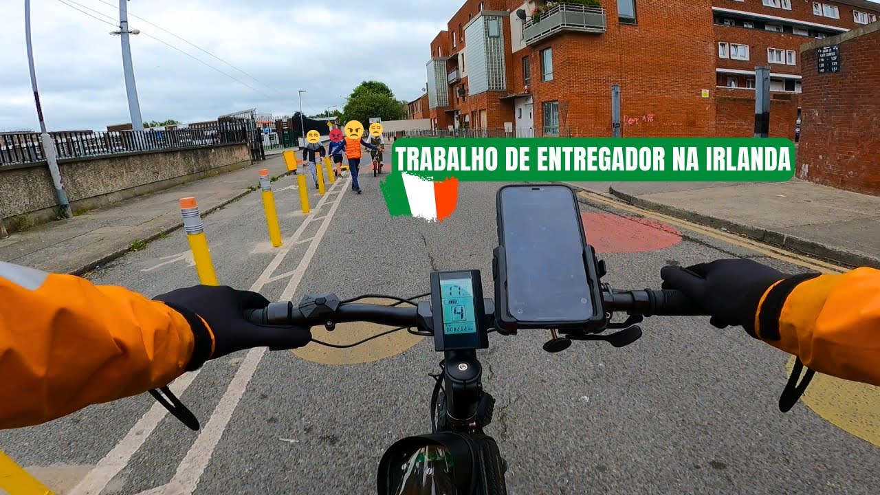 TRABALHO DE ENTREGADOR NA IRLANDA