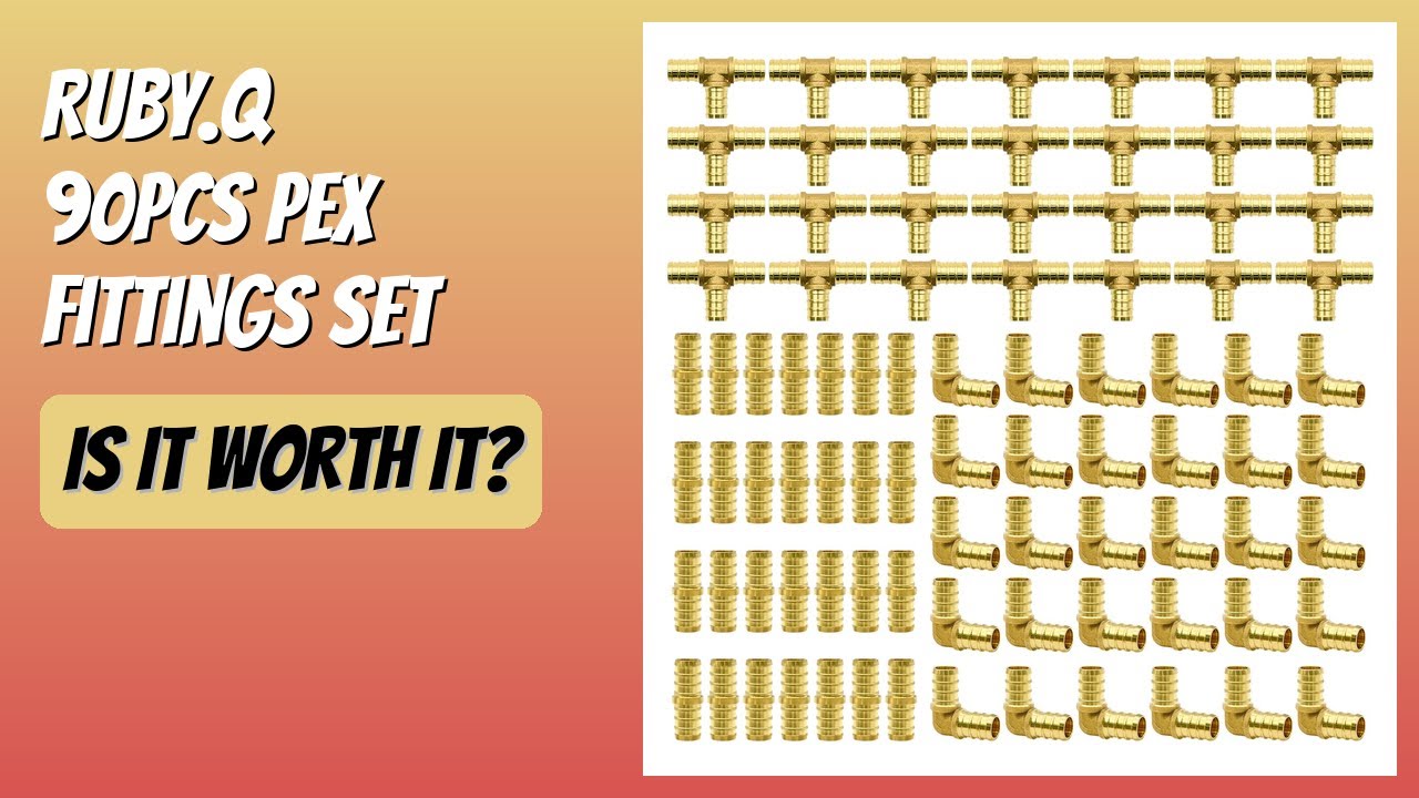 REVIEW (2026): RUBY.Q 90pcs PEX Fittings Set. Features