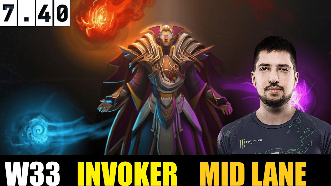 🤯W33 [IVOKER] MID 7.40 - DOTA 2 HIGHEST MMR MATCH#dota2  #dota2gameplay  #w33