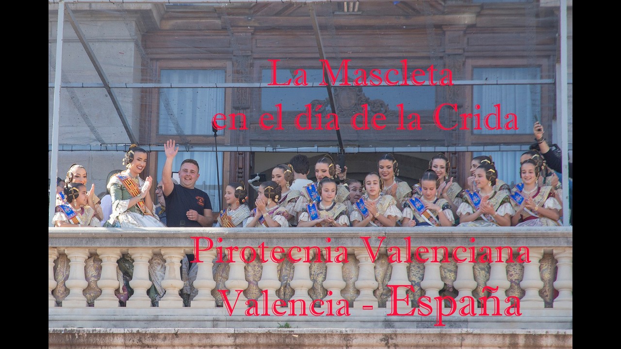 ENP.  MASCLETA DIA DE LA CRIDA 2026  -  PIROTECNIA  VALENCIANA  - Valencia - España