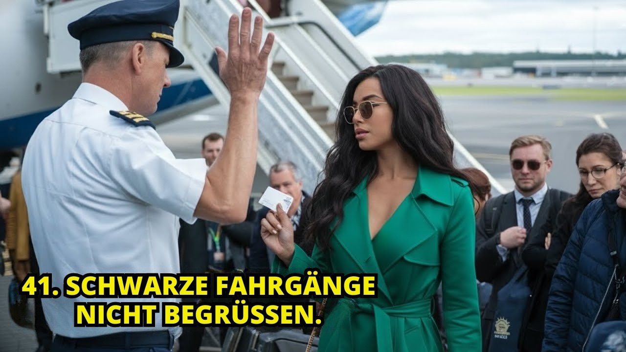 Arroganter Pilot ignoriert schwarze Frau – Sekunden später bereut er es zutiefst.