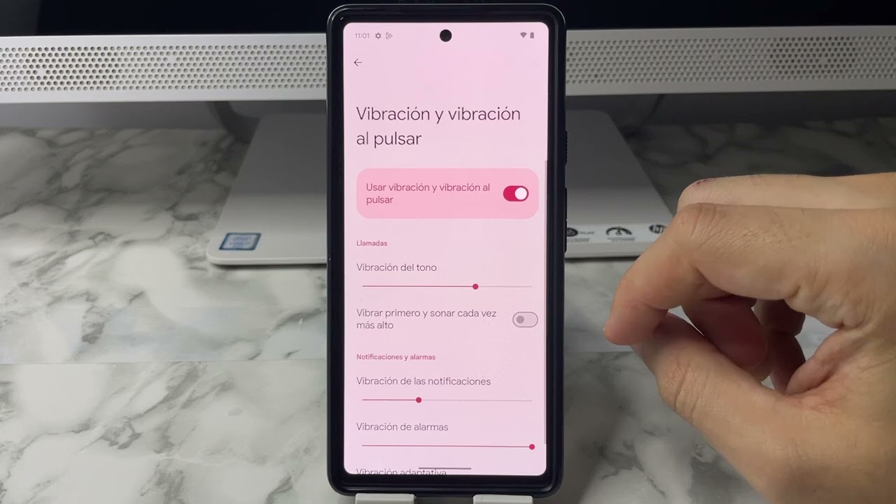 Como ACTIVAR o DESACTIVAR VIBRACION del TECLADO en GOOGLE PIXEL 🟢