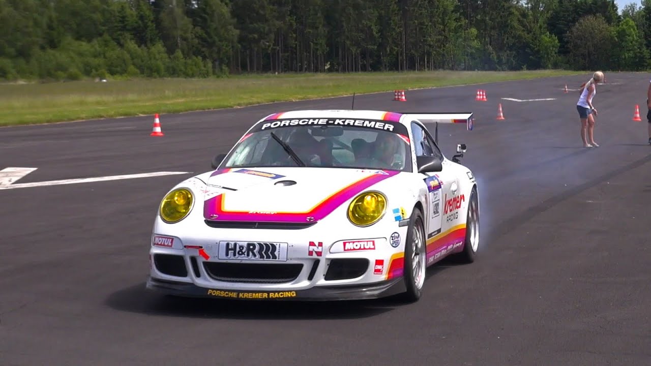 Kremer Porsche 997 GT3 Cup KR - Very Loud Racing Sounds!