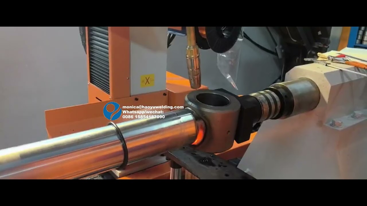 5 axis CNC hydrualic cylinder piston rod automatic seam welder