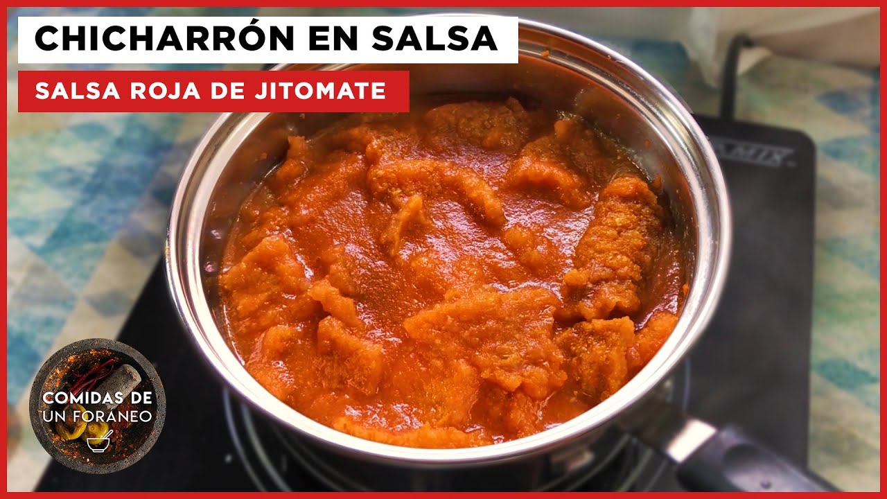Chicharr&oacute;n en Salsa Roja | Receta Sencilla