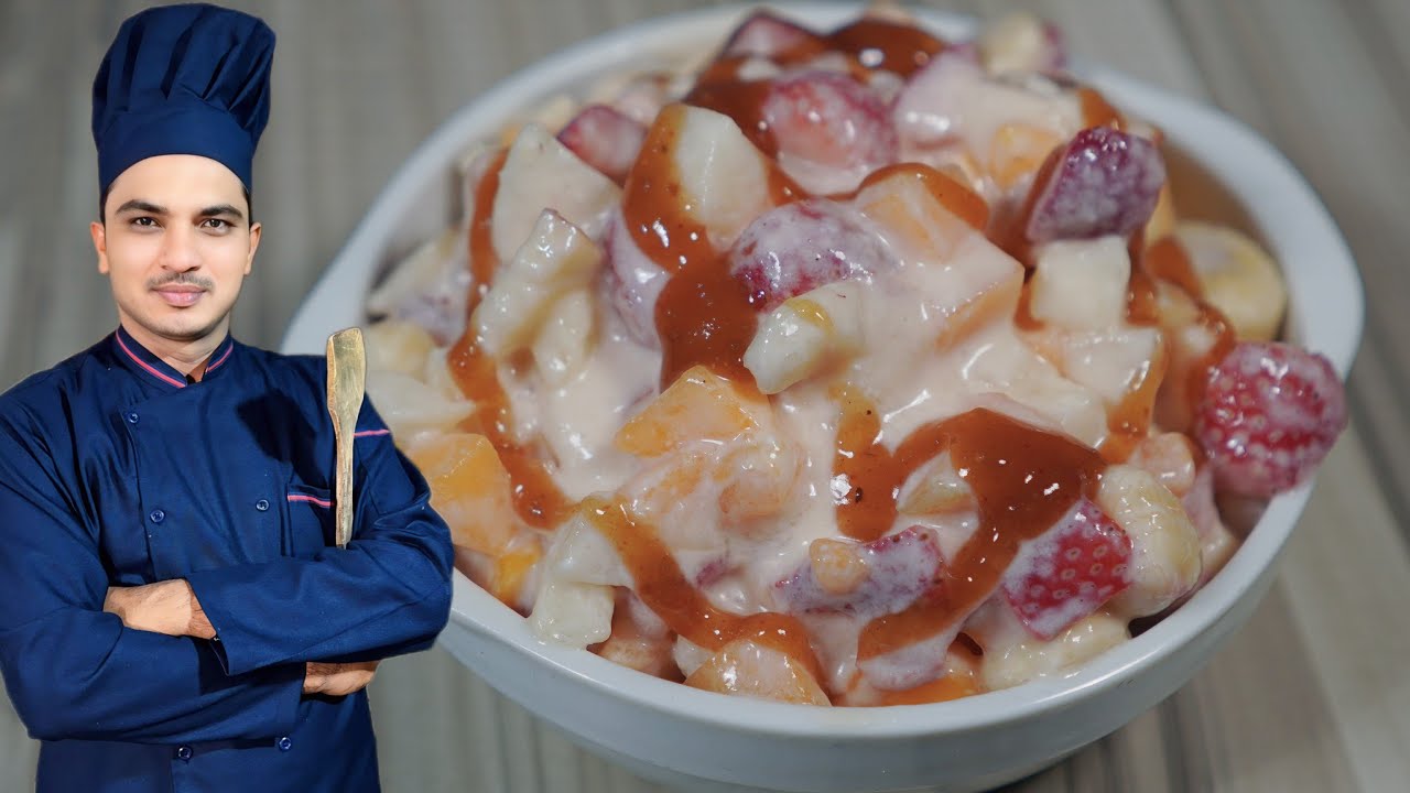 The Most Famous Cream Chaat|Easy and Quick Cream Chaat Recipe Chef M Afzal|